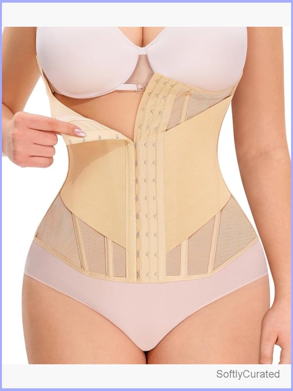 Waist Trainer Corset Shapewear Mesh Faja Body Shaper Tummy Control Girdle